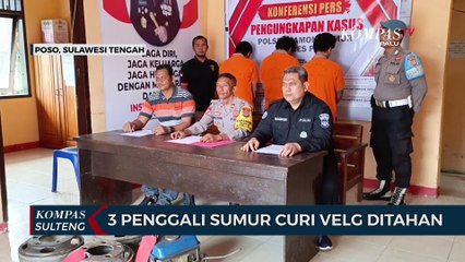 3 Penggali Sumur Curi Velg Ditahan