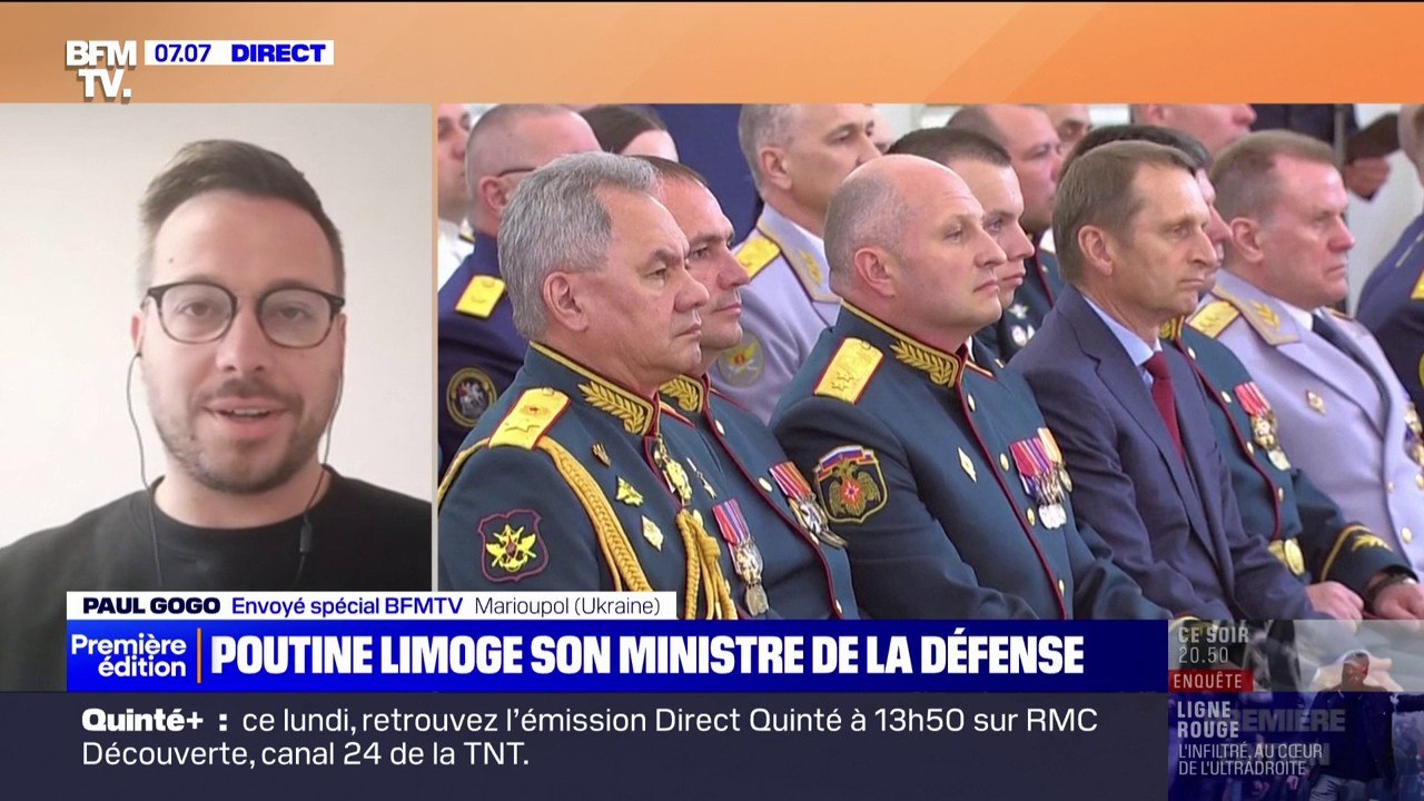 Vladimir Poutine a limogé Sergueï Choïgou, son ministre de la Défense depuis 2012