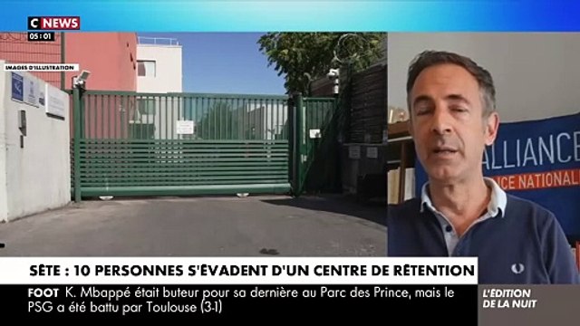 Evasion : Dix personnes retenues au centre de rétention administrative de Sète ont pris la fuite par les toits, profitant du fait que seulement 5 policiers sont présents la nuit dans cet établissement
