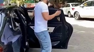 Jackky Bhagnani Spotted in Bandra at Bojee Cafe