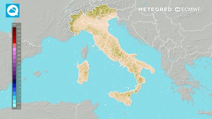 Piogge fino alle ore 14 di mercoledì, abbondanti al nord