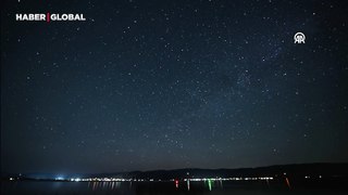 ABD'de yıldızlı geceyi aydınlattı: Clear Lake'den dikkat çeken görüntüler