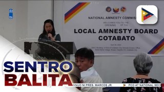 Kauna-unahang Local Amnesty Board sa BARMM, binuksan sa Cotabato City