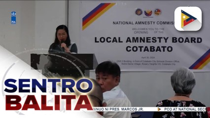 Kauna-unahang Local Amnesty Board sa BARMM, binuksan sa Cotabato City