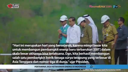 PLTS Terapung Cirata Terbesar Se Asia Tenggara Yang Dapat Alirkan Listrik ke 50.000 Rumah