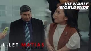 Lilet Matias, Attorney-At-Law: The little lawyer gets praised by her boss! (Episode 49)