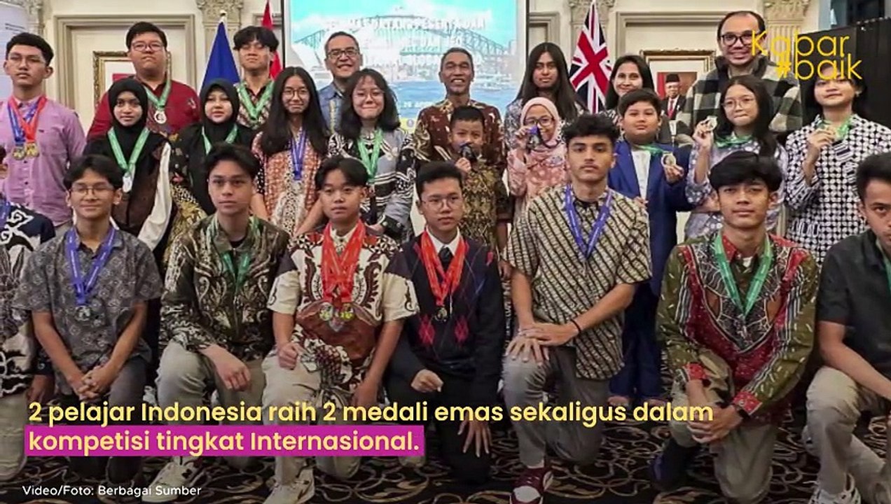 RONALD DAN REZVAN, 2 PELAJAR INDONESIA RAIH MEDALI EMAS OLIMPIADE TINGKAT INTERNASIONAL,