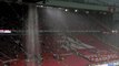Water pours from Old Trafford roof as Jim Ratcliffe watches Manchester United
