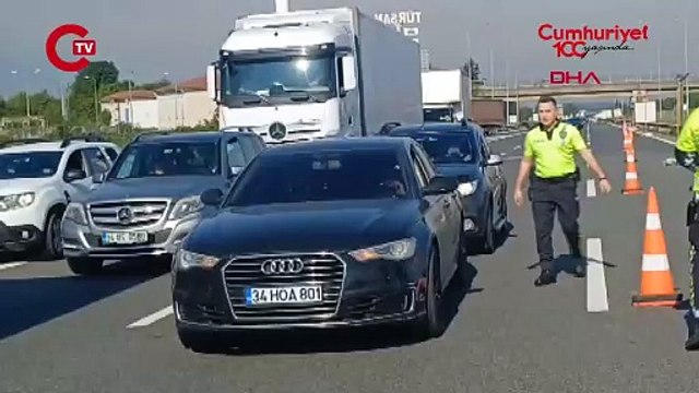 Anadolu Otoyolu'nun Düzce-Kaynaşlı arası 5 gün trafiğe kapalı