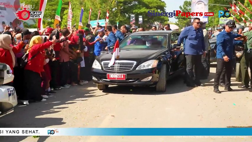 Presiden Kunjungi RSUD Dr.H.L.M Baharuddin M.Kes Di Kabupaten Muna