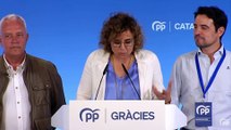 Dolors Montserrat (PP) ante el avance del escrutinio: 