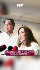 Sharon Cuneta: "I will never tolerate injustice..."