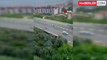 Facia teğet geçti... Mudanya yolunda alkollü yaya paniği