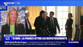Choose France: Audrey Deverloy, présidente de Sanofi France, annonce investir 