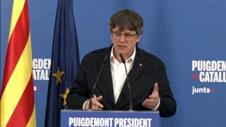 Puigdemont anuncia que presentarà candidatura per a ser investit