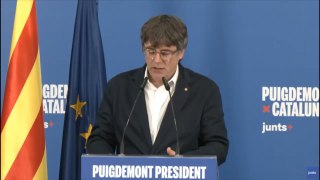 Puigdemont confirma que se va a presentar a la investidura