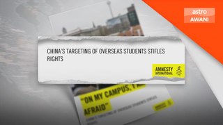 Amnesty International dakwa China ugut pelajar terlibat aktivisme politik