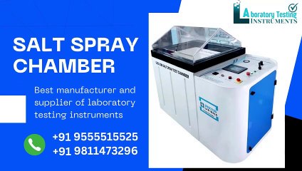 SALT SPRAY CHAMBER MANUFACTURER & SUPPLIER
