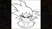 How to Draw Son Goku Dragon Ball Z Cool silhouette