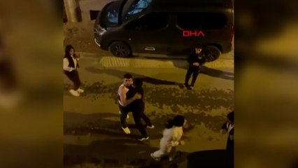 Bodrum katta uygunsuz halde yakaladığı çiftin saldırısına uğradı