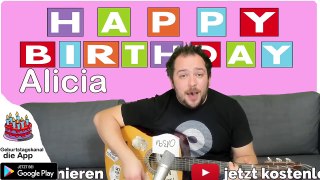 Happy Birthday, Alicia! Geburtstagsgrüße an Alicia