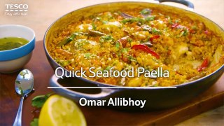 Omar Allibhoy's Quick Seafood Paella Recipe