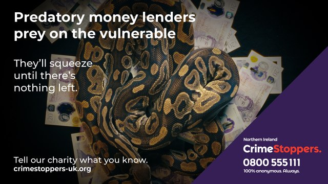 New PSNI campaign urges the public to speak out about predatory money lending