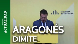 Aragonés dimite: 