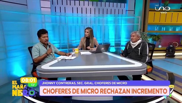 Choferes no apoyan incremento en pasajes