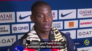 None of my business - Mukiele on lack of Mbappe's tributes from PSG