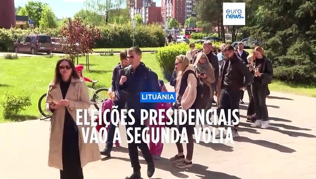Eleições presidenciais vão ter segunda volta na Lituânia mas Nauseda deve conseguir segundo mandato