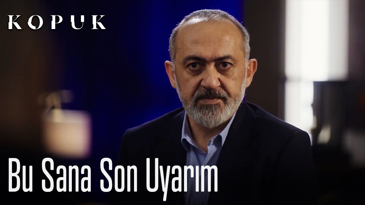 Bu sana son uyarım