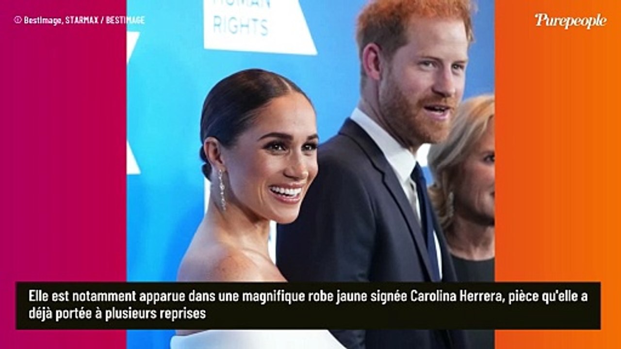 Meghan Markle sort le grand jeu au Nigeria : sa robe jaune, à la signification très particulière pour elle et Harry, fait sensation
