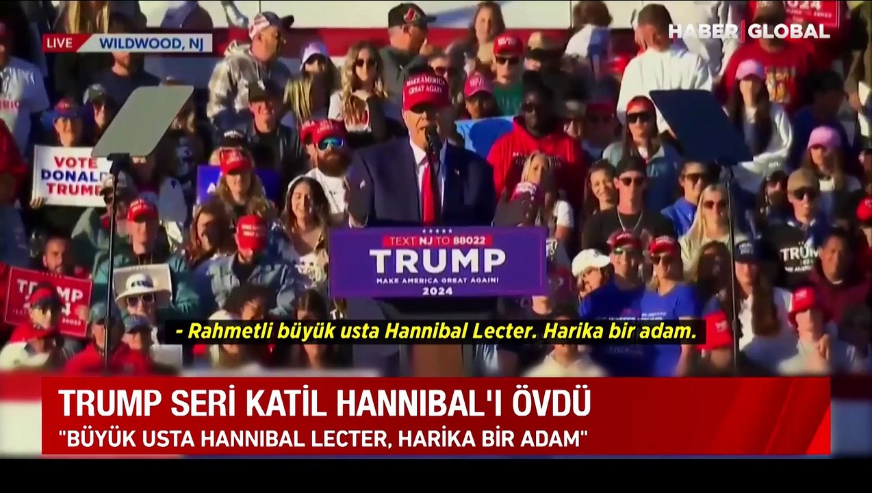 Trump'tan seri katile övgü: Büyük usta Hannibal Lecter, harika bir adam