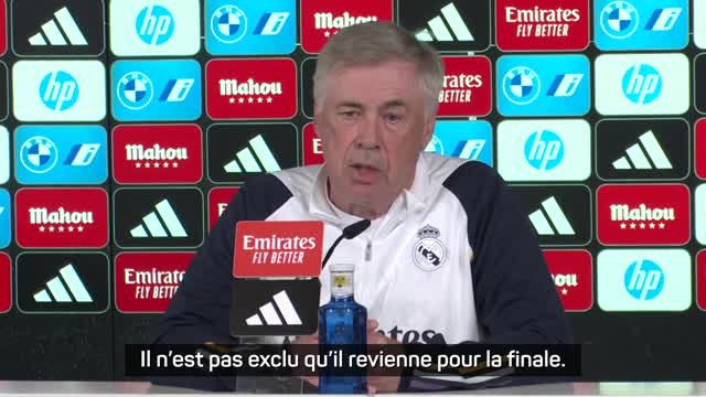 Real Madrid - Ancelotti : "Il n'est pas exclu que Tchouaméni revienne pour la finale"
