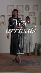 Metallic Flower Dress Available for different occasions.