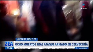 Ataque a balazos deja ocho muertos en Huitzilac, Morelos