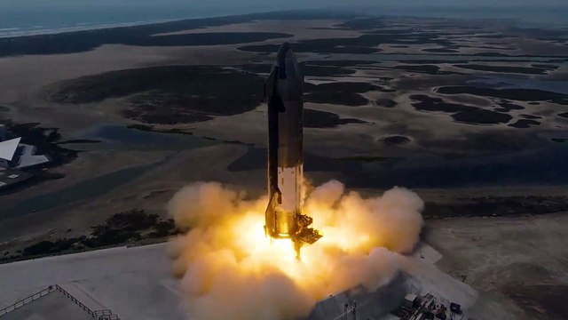 Prueba de encendido de la Starship del vuelo 5