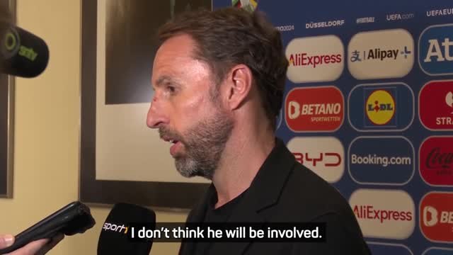 Sancho 'won't be involved' at the Euros - Southgate