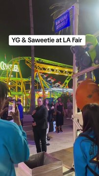 YG, Saweetie & Ty Dolla $ign at the L.A. Country fair
