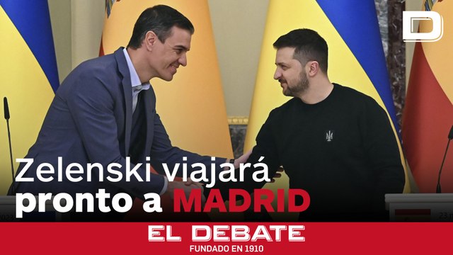 Zelenski viajará a Madrid «en los próximos días» para firmar un acuerdo suministro de armas a largo plazo
