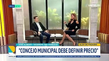 ​Alberti se refiere a la división en el Concejo de Santa Cruz de la Sierra