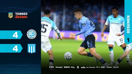 Belgrano de Córdoba vs Racing (4-4) | LPF Torneo Betano 2024 | Fecha 1