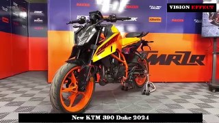 Extensive Improvements in Appearance and Performance , Released in China , New KTM 390 Duke 2024