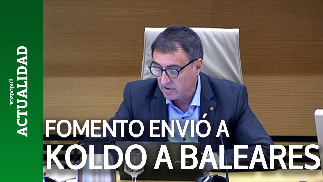 Salud de Baleares admite que Fomento les envió a Koldo García
