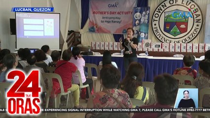 Libreng papsmear at breast exam, hatid ng GMAKF sa mga gumagawa ng kiping para sa Pahiyas ng Quezon | 24 Oras