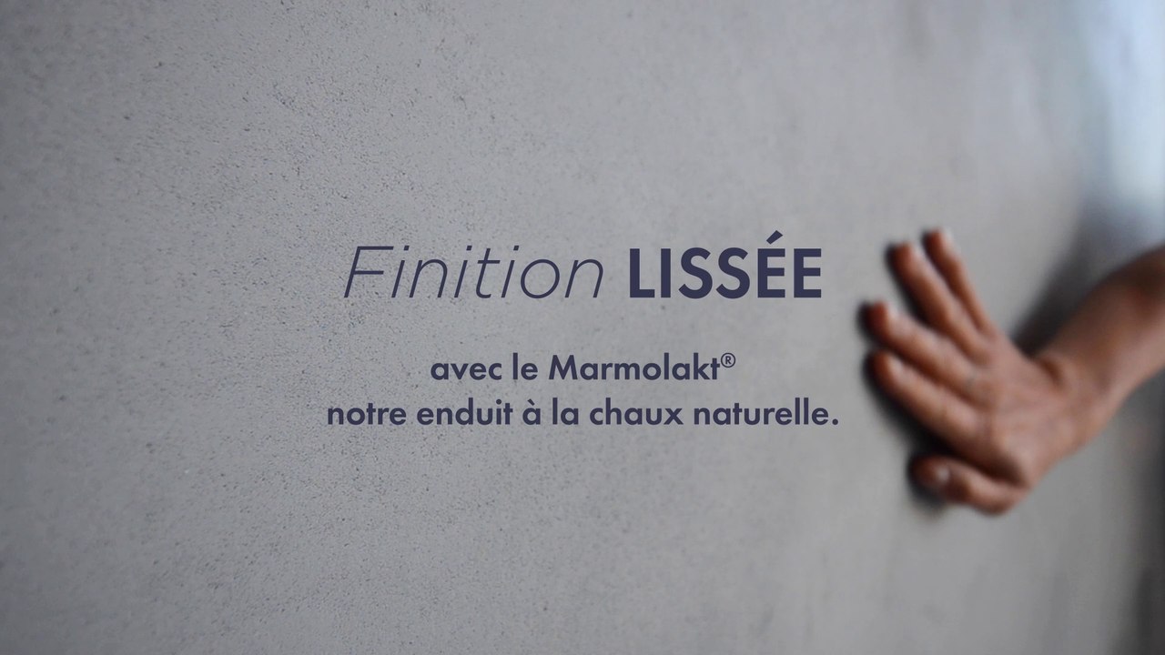 Finition LISSÉE - Enduit à la chaux naturelle Mercadier Marmolakt®
