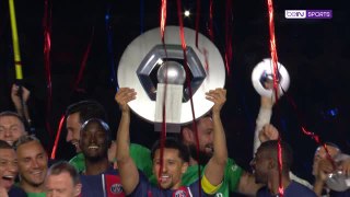 PSG lift Ligue 1 trophy after Mbappe's home farewell