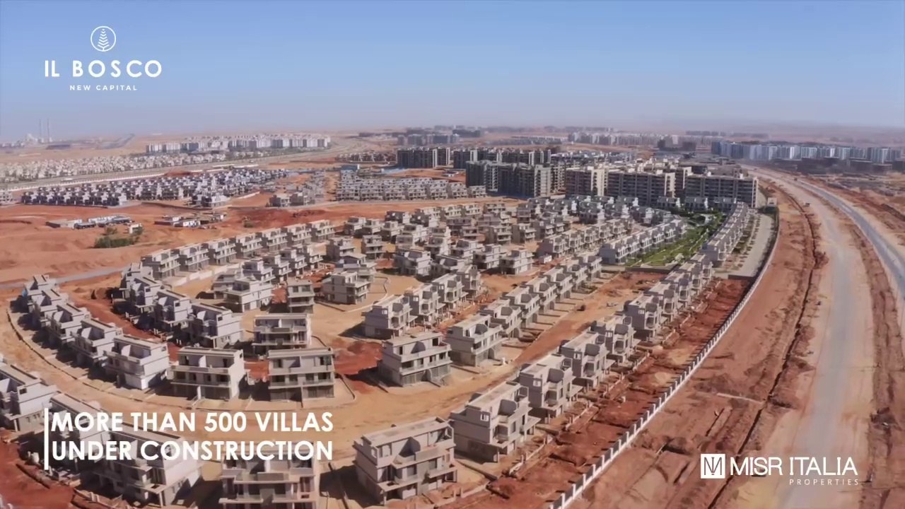 شاهد تطور أعمال البناء في البوسكو العاصمة الادارية ❤️