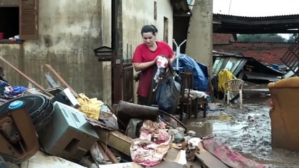 Lluvias aumentan en el sur de Brasil y la situación puede empeorar